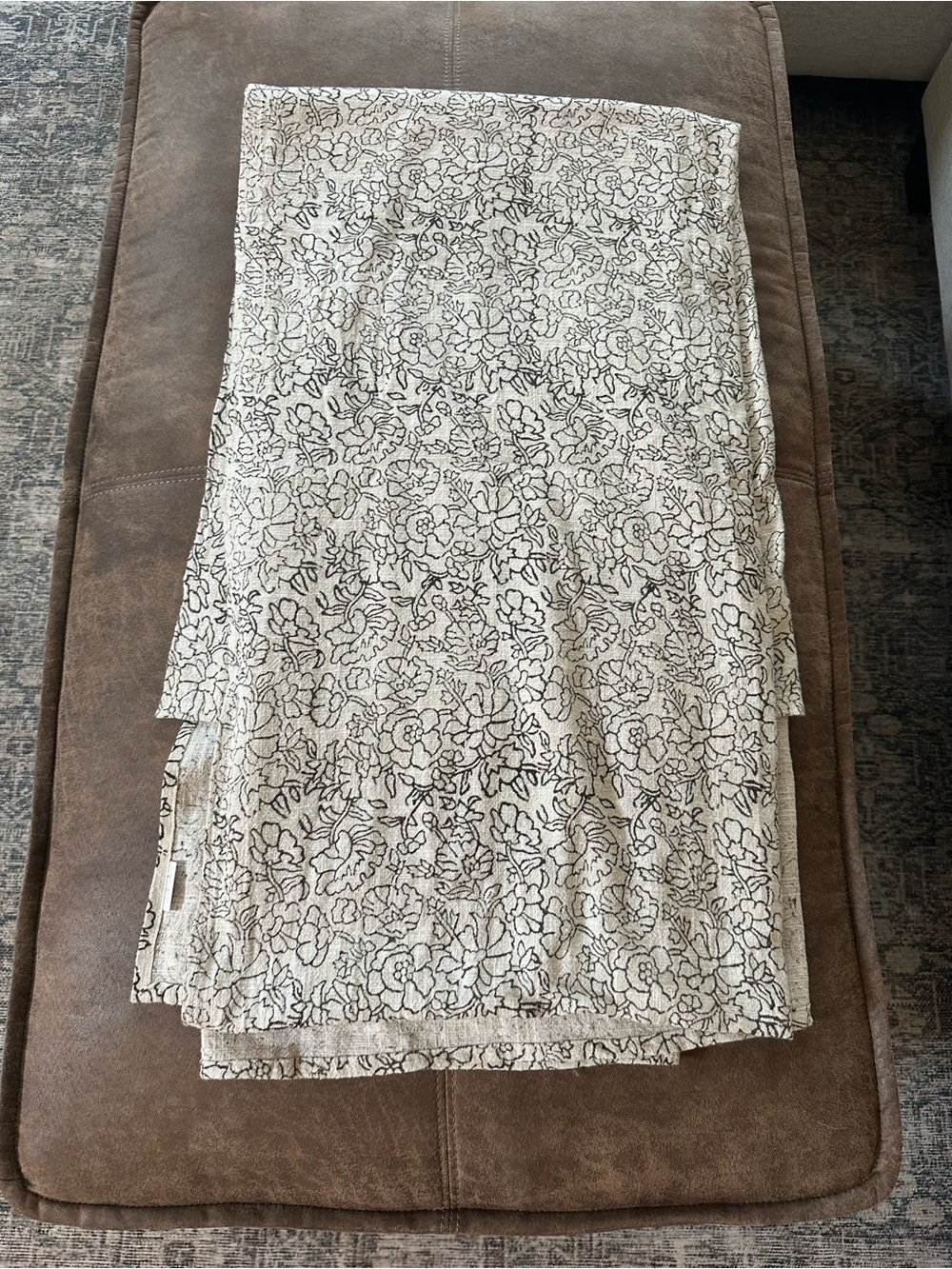 Indaba ‘Poppy’ Block Print Table Cloth